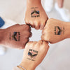 Multi 250 Years of America With Eagles - In God We Trust Party Tattoos Favors LM32 897813