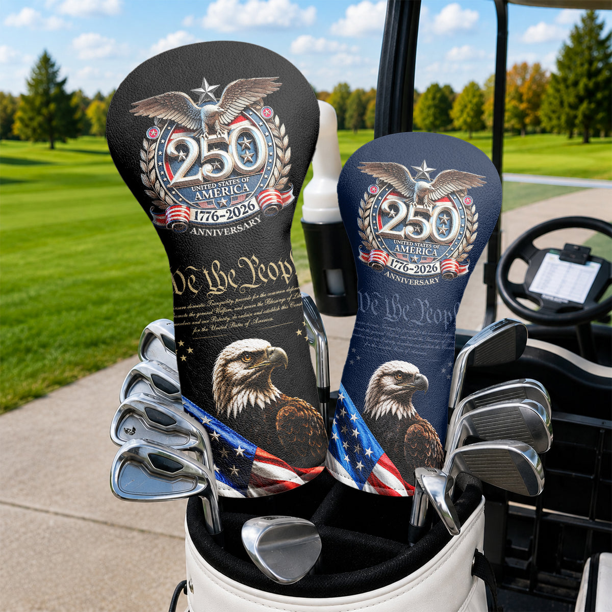 USA Eagles 250th Anniversary Semiquincentennial 1776-2026 Golf Head Cover - Gift For Golf Lovers LM32 668941