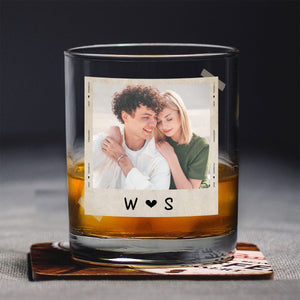 Custom Photo Whiskey Glass Gift For Couple CH07 895450