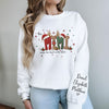 This Mommy Wears Her Heart on Her Sleeves Personalized Printed Sweatshirt HA75 898318