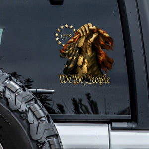 We The People - Bone Hand Decal Sticker HO82 900448
