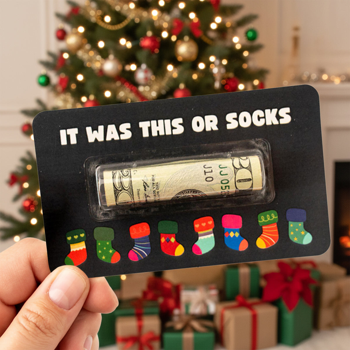 Personalized Gift Merry Christmas BRUH Money Holder Card LM32 897325
