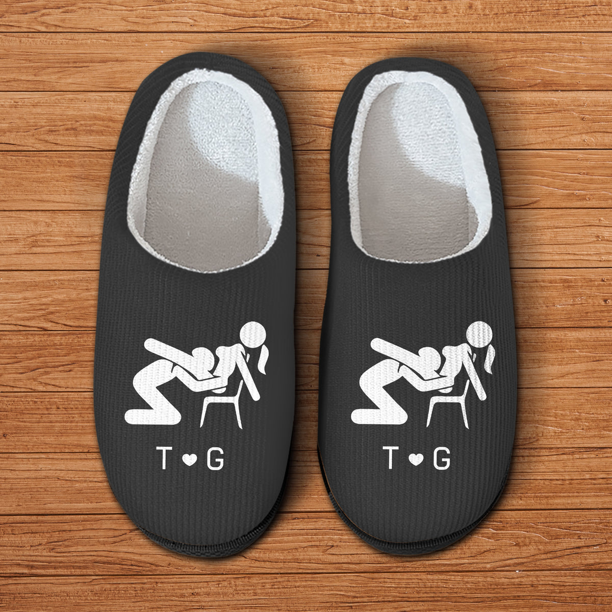 Personalized Funny Adult Slippers - Gift For Husband, Wife, Girlfriend & Boyfriend HA75 922180