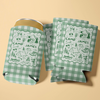 Custom Name Camp Bachelorette Can Cooler - Personalized Camping Party Favor HO82 902982