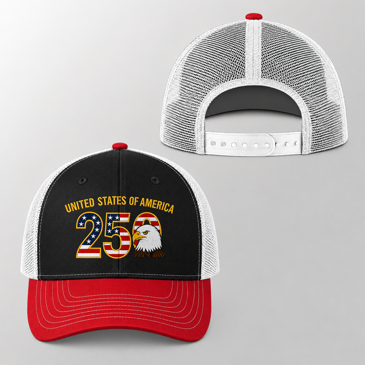Patriot 250th Anniversary Trucker Hat 4th of July Gift CH07 911940