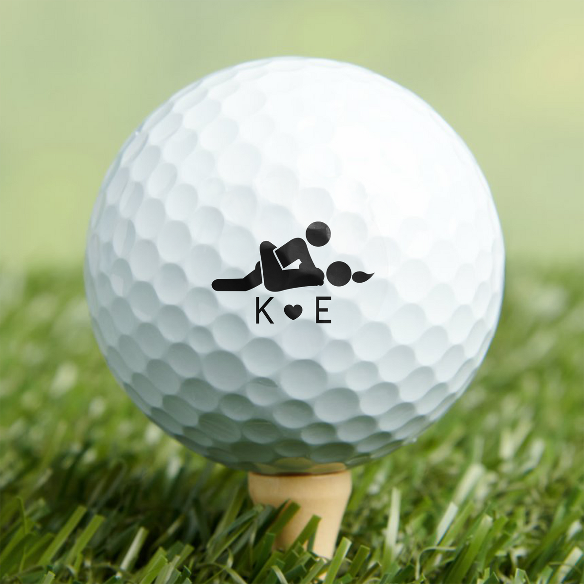 Personalized Funny Couple Golf Ball Stamp Box - Personalized Gift for Golfers HO82 903392