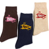 Personalized Mascot Embroidered Socks, Custom Name & Number School Spirit Socks, Team Mascot Gift for Students HO82 903480