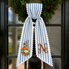 Personalized Autumn Pumpkin Monogram Embroidered Wreath Sash TH10 171043