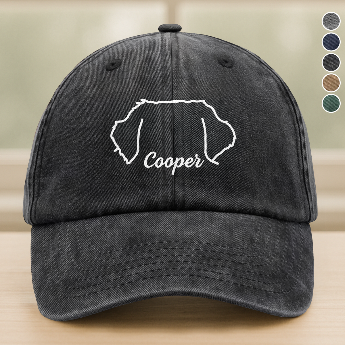 Custom Dog Clipart And Name For Dog Lover Baseball Cap TH10 894385