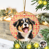 Custom Photo Christmas Ceramic Ornament, Gifts For Dog Cat Lovers, Dog Dad And Mom, Cat Owners TH10 170681