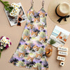 Custom Cat Photo Tropical Summer Pattern Cami Maxi Dress HO82 902398