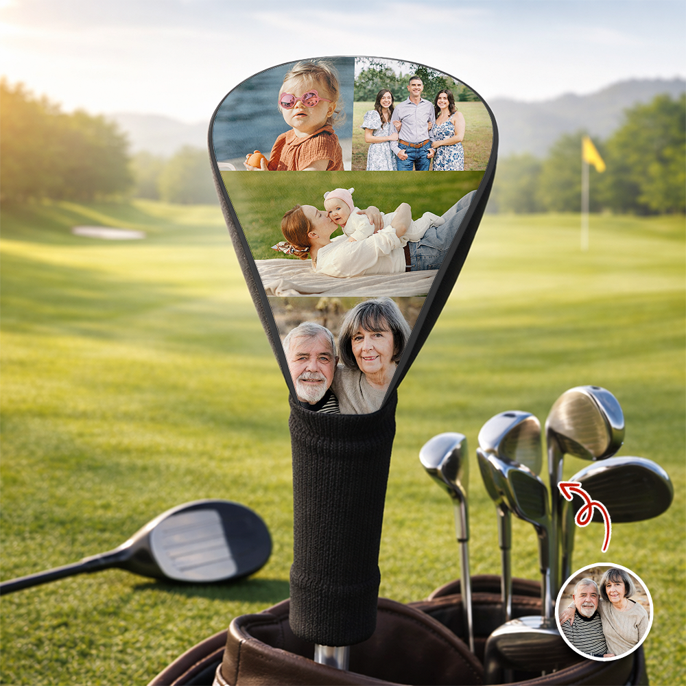 Custom Photo Family, Friends Golf Club Head Cover For Golf Lovers HA75 921262