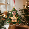 Custom Photo Baby's First Christmas Acrylic Ornament HA75 921902
