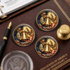 Custom Name USA Semiquincentennial 1776-2026 Liberty Bell & Eagle Badge Acrylic Pin HO82 901824