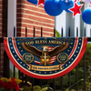 Personalized God Bless America 250 Years Of Freedom Non-Pleated Fan Flag LM32 669289