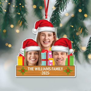 Custom Christmas Family Photo Acrylic Ornament Gift For Family TH10 894859