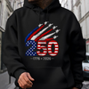 1776–2026 250 Years America Anniversary Embroidered Effect Dark Shirt LM32 668917