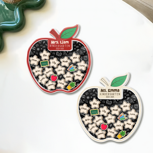 Personalized Teacher Appreciation Acrylic Apple Shaking Magnet Gift From Students, Back To School Gift HO82 894280