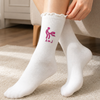 Personalized Funny Adult Embroidered Ruffle Socks CH07 180440