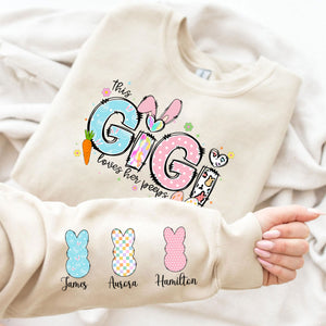 Personalized Name Grandma Gift For Mother's Day Sleeve Printed Sweatshirt LM32 893151