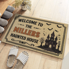 Custom Family Name Haunted House Doormat Halloween Porch Decoration Gift LM32 669577