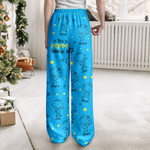 This Grandpa Dad Belongs To Kids - Personalized Sweatpants HO82 900312