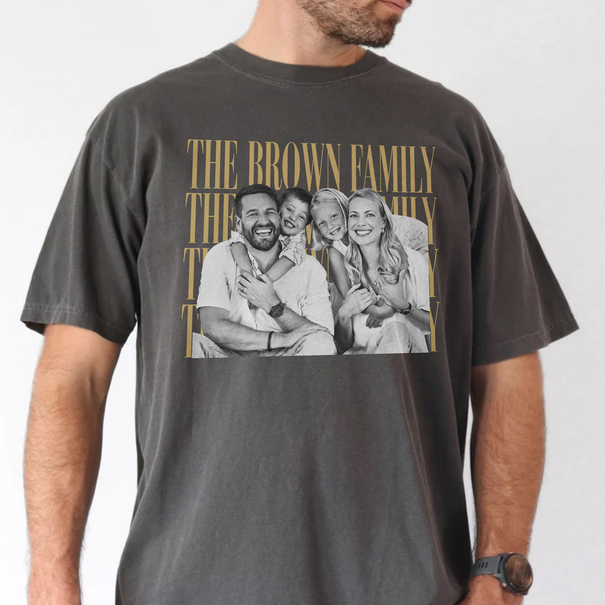 Custom Family Photo Comfort Shirt Family Celebration Gift TH10 170073