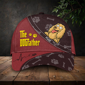 The Dogfather - Personalized Classic Cap For Dog Dad CH07 895644
