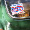 America 250th Birthday 1776 - 2026 Car Window Decal Sticker LM32 895825
