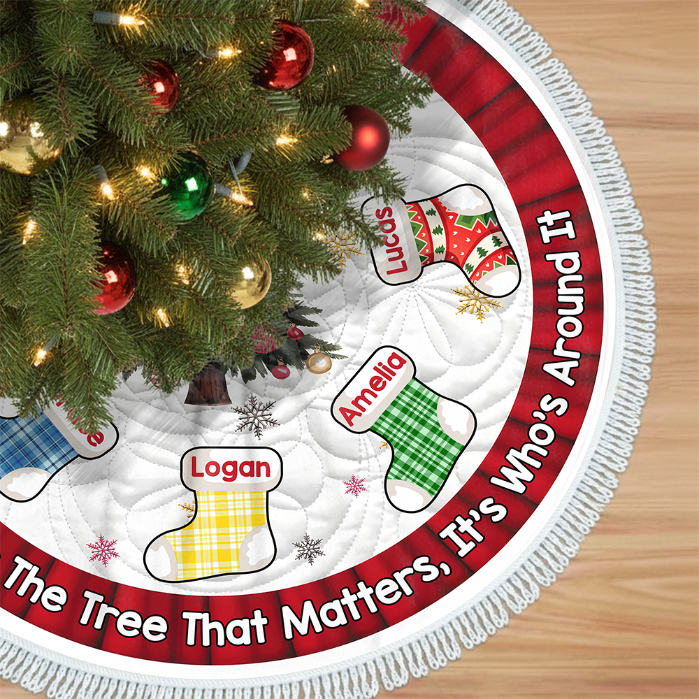 It's Not What Under The Tree That Matters Christmas Tree Skirt TH10 896331