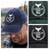 Charlie Kirk Memorial Washed Denim Baseball Cap LM32 65527