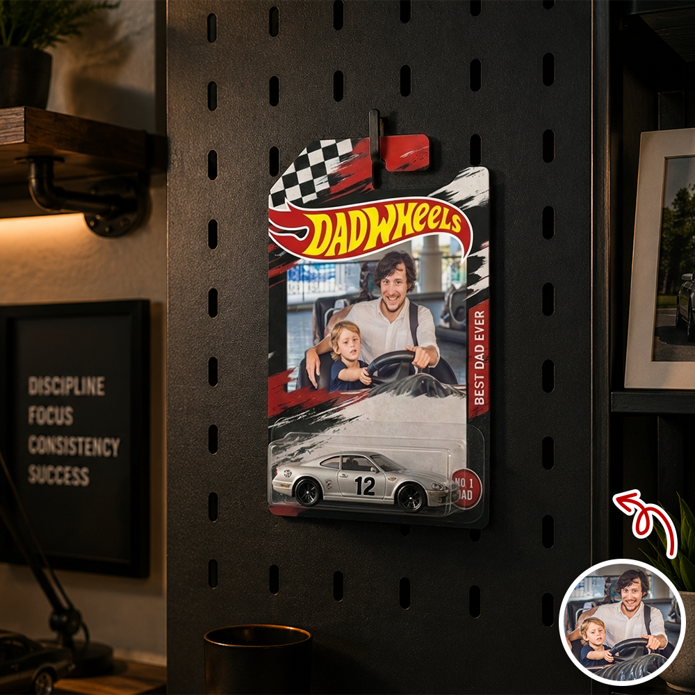 Custom Photo Best Dad Ever Dad Wheels - Gift For Father's Day HO82 902620