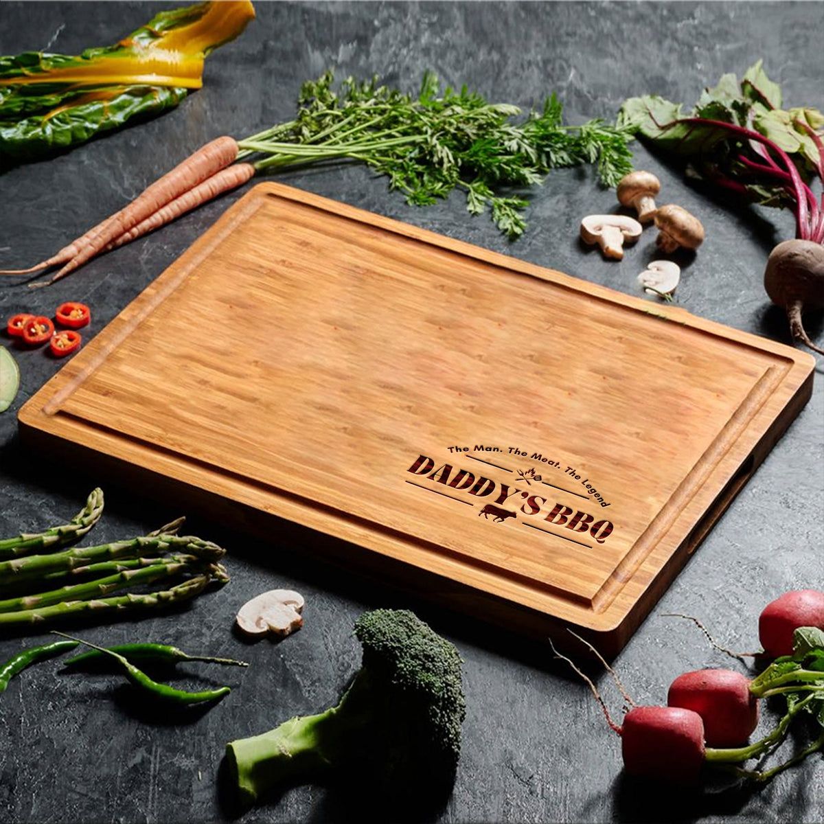 Grilling Cutting Board, Personalized Father's Day Gift for Him TH10 169719