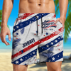 Custom Name US 250 Years Semiquincentennial 1776-2026 Beach Shorts HO82 901870