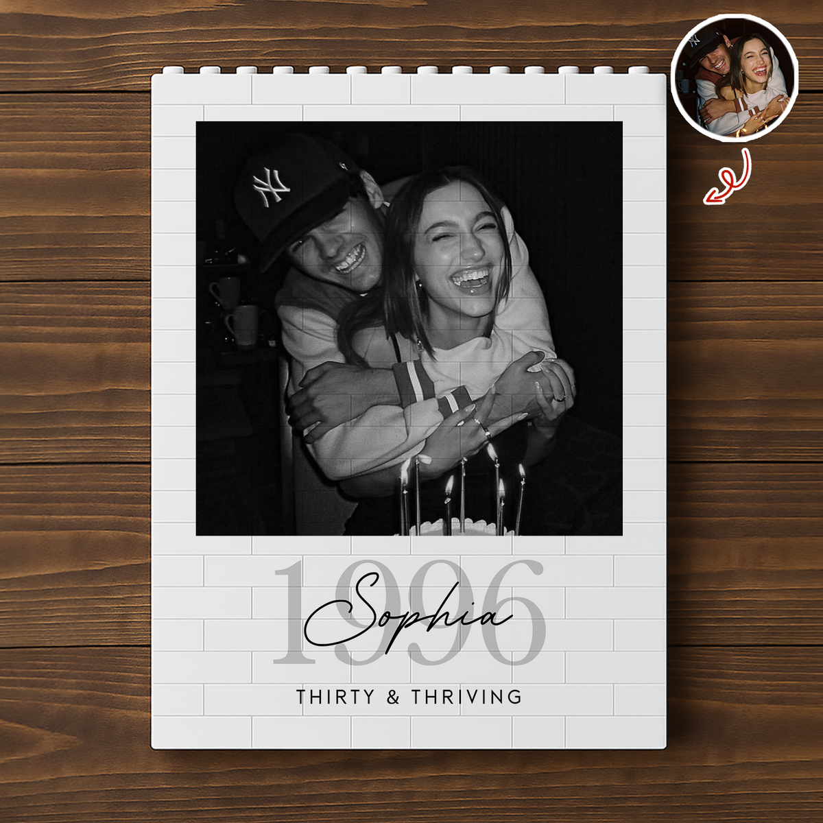Custom Photo Building Brick Blocks Birthday Gift For Him Her LM32 669475