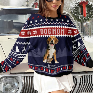 Custom Photo Dog Dad Dog Mom Ugly Sweater HA75 892916