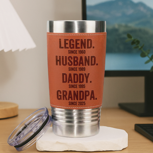 Legend Husband Daddy Leather Tumbler TH10 894055