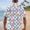 Custom Baby Face Best Dad Ever Retro Hawaii Shirt - Gift for Parents, Father's Day LM32 669011