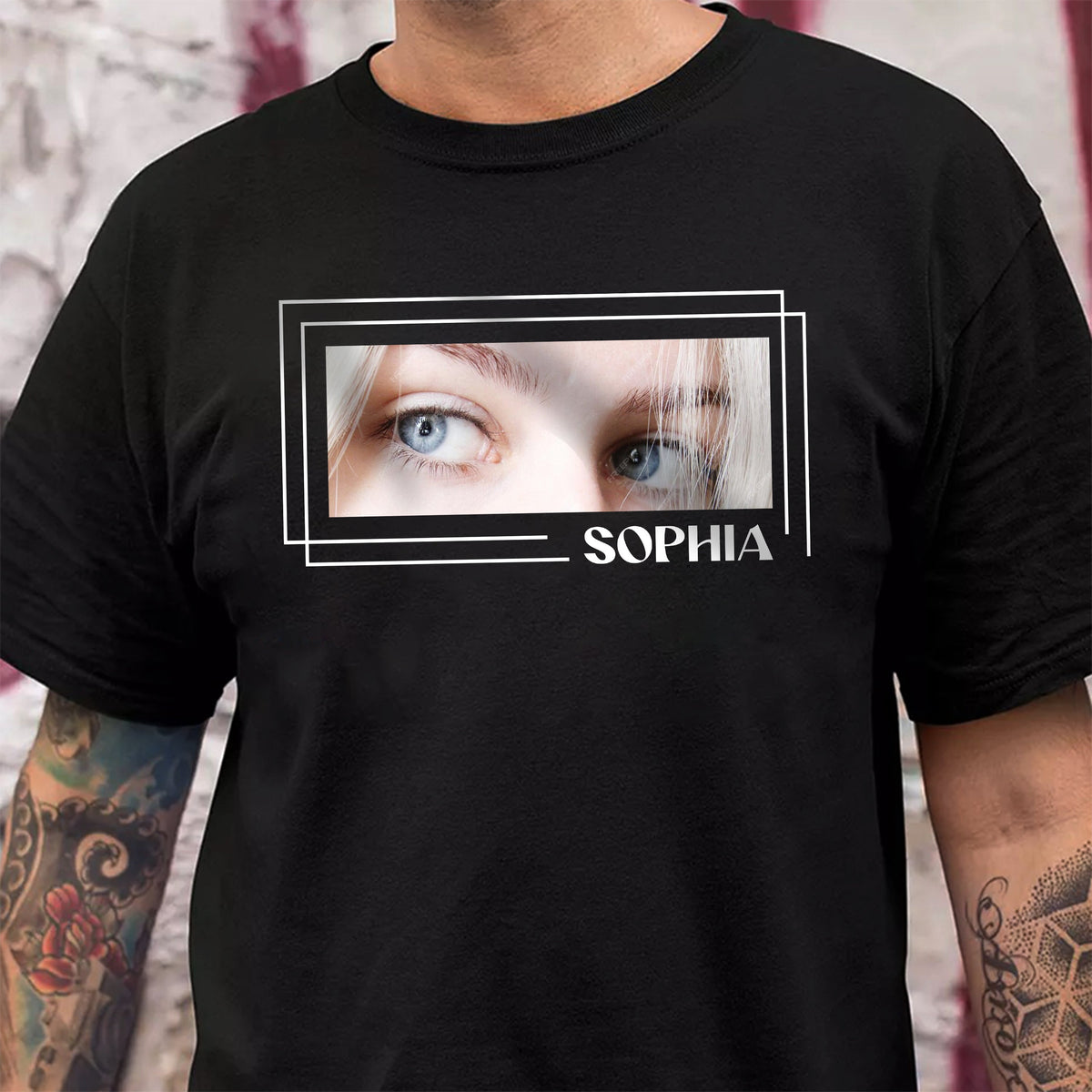 Custom Eyes Photo And Name Shirt TH10 892845