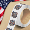USA 250th Anniversary, 1776-2026 America Emblem Semiquincentennial Roll Sticker HA75 920354
