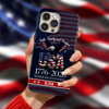 Custom Name Faith, Family & Freedom America 250 Years Patriotic Phone Case TH10 898613