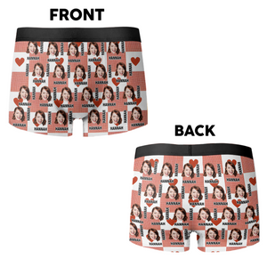 Custom Photo Men's Boxer Gift For Him, Valentine, Anniversary TH10 898211