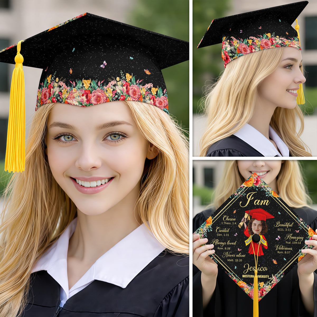 Custom Funny Face Class of 2026 Graduation Cap TH10 169201