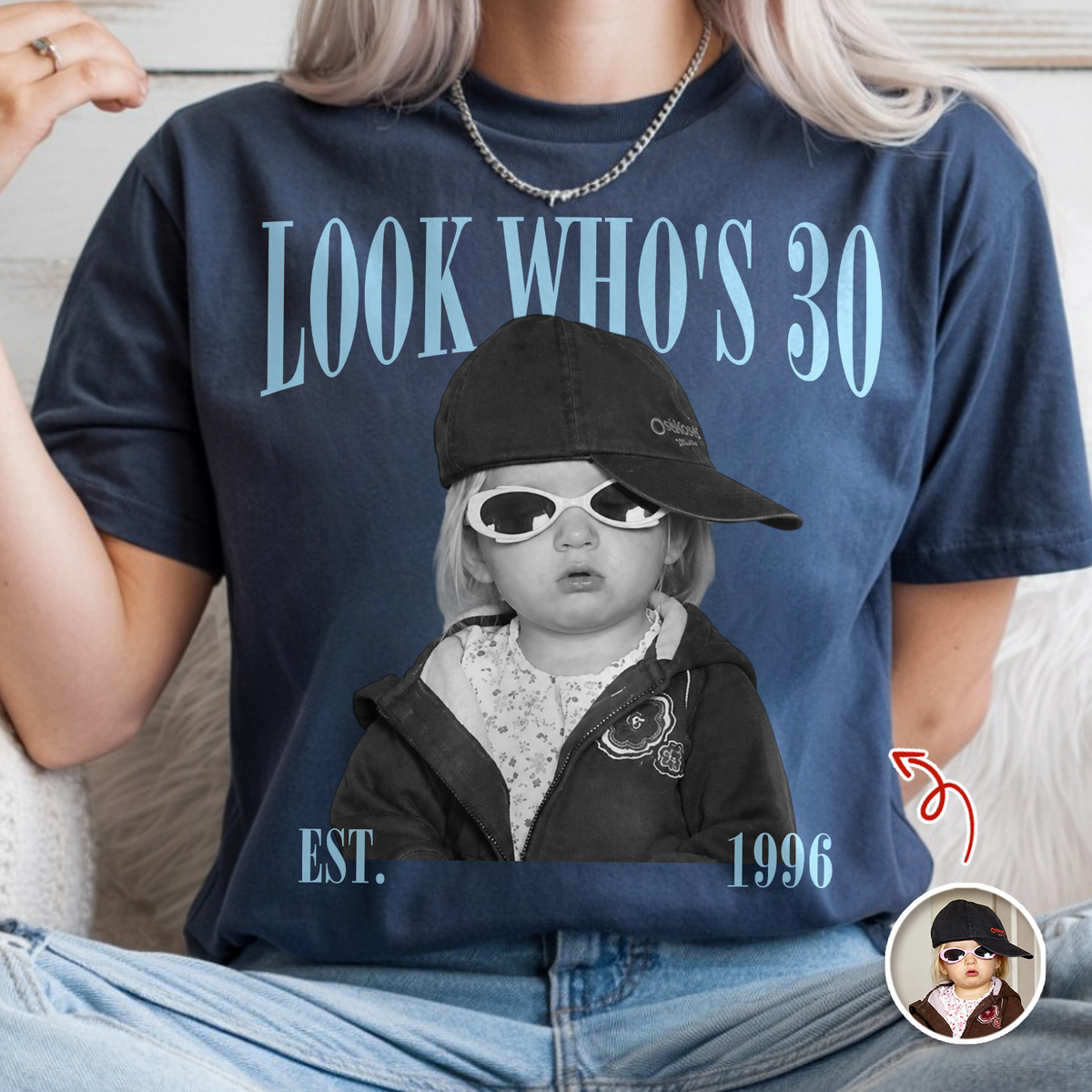Custom Photo Look Who's 21 Comfort Shirt - Birthday Gift TH10 170561