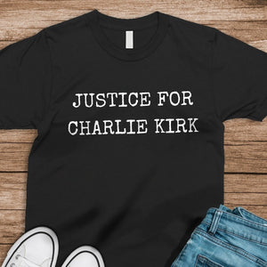 Justice For Charlie Kirk Dark Shirt HO82 65762