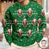 Custom Ho Ho Ho Family Photo Personalized Ugly Sweater Funny Christmas Gift CH07 899674