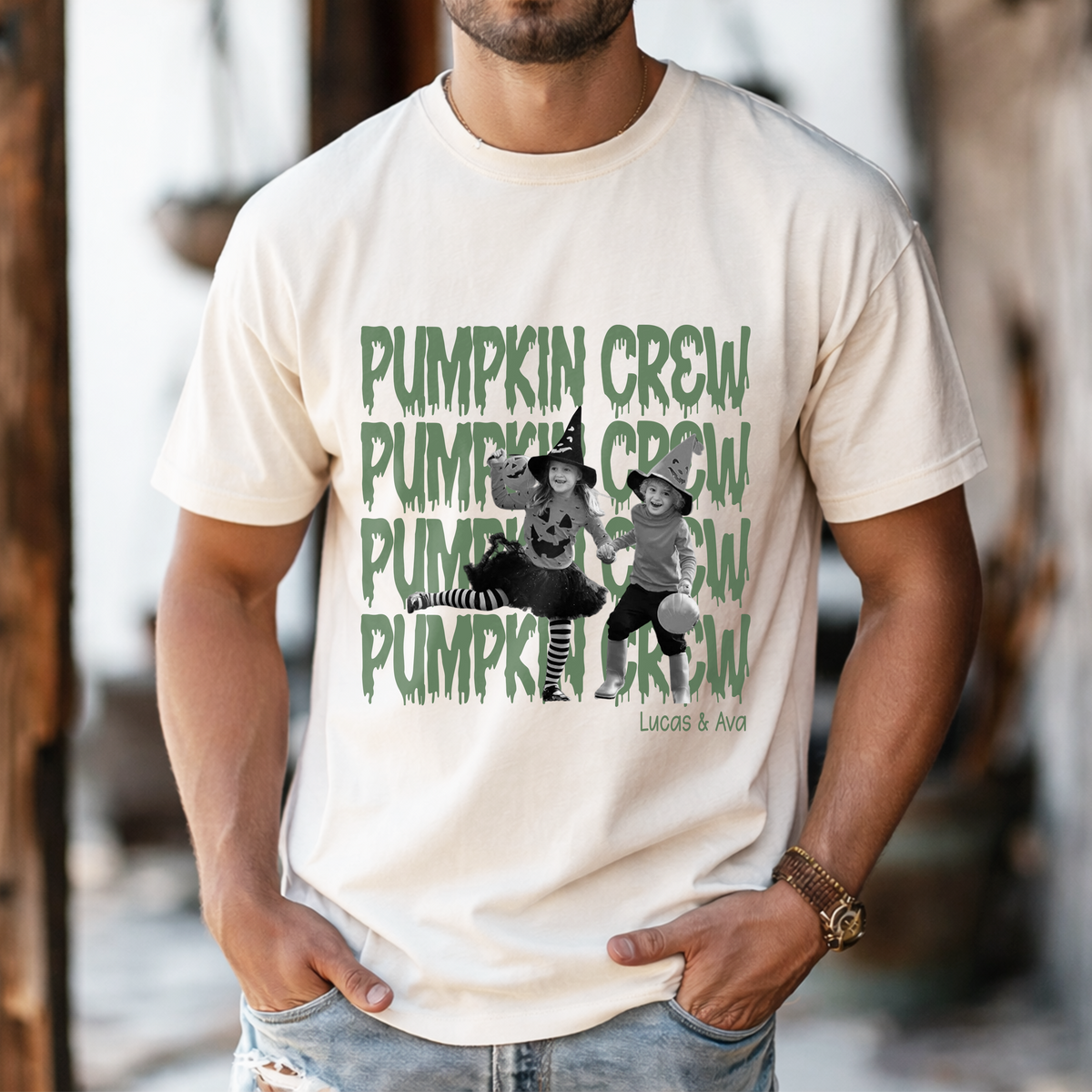 Custom Photo Boo Crew Halloween Comfort Shirt  - Personalized Halloween Gift For Family & Friends TH10 170377
