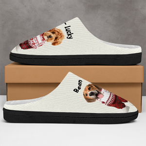 Custom Dog Photo Slippers Christmas Gift For Dog Lovers TH10 896773