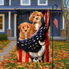 Custom Dog Photo American Garden Flag Gift For Dog Lovers HO82 902848