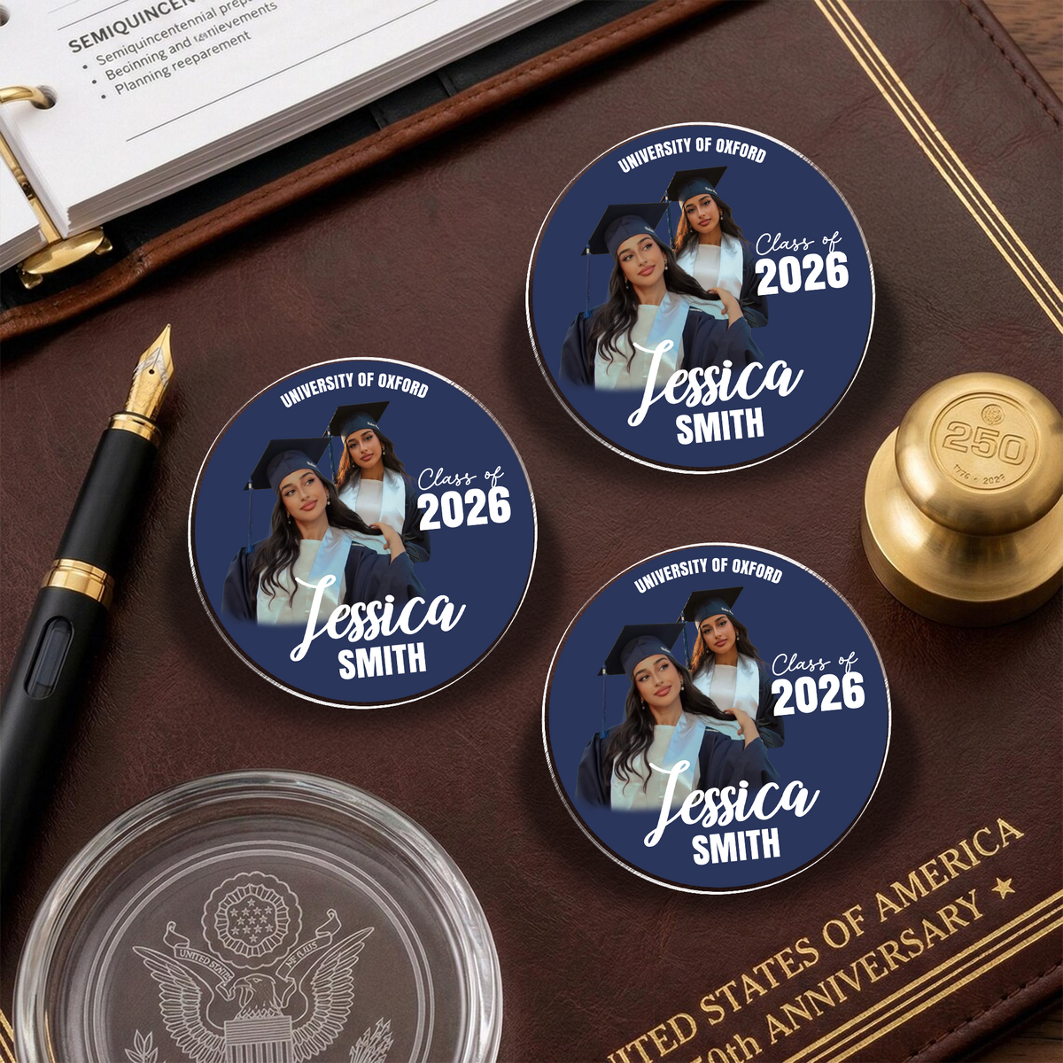 Custom Photo Congrats Class of 2026 Graduation Acrylic Pin TH10 169325